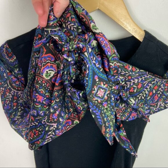 Anthropologie Akemi Kin Maybell Tied Sleeve Bohemian‎ Top Size XXS Boho Bohemian - Picture 6 of 12